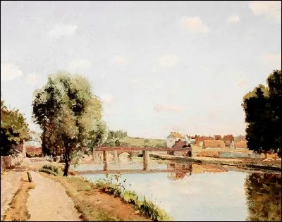 Qui a représenté " le pont du chemin de fer" ?