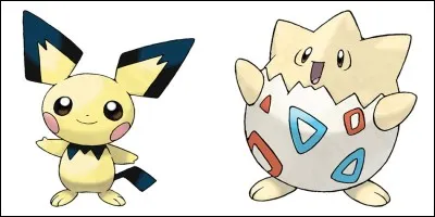 Quel est le nom du Pokémon de droite ?