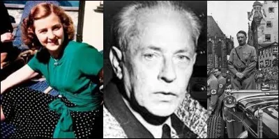 Parlons d'Eva Braun : 
Elle fut la maîtresse puis l'épouse d'Hitler (pendant un jour). Elle tentera de se suicider deux fois en prétextant le manque d'intérêt de son amant. Elle réussira sa 3e tentative mais, cette fois en compagnie d'Hitler.
Quel métier exerçait-elle au moment de sa 1e rencontre avec lui ?
