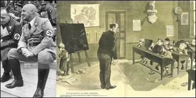 Parlons de Julius Streicher : 
Il a été le fondateur et l'éditeur d'un journal violemment antisémite, « Der Sturmer ». Il a été condamné à mort lors du procès de Nuremberg. Avant de devenir éditeur, il a eu un autre métier.
Quel est-il ?