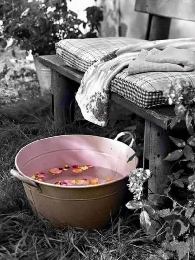 Quel ingrédient aux vertus analgésiques rajoute-t-on dans l'eau, généralement, pour faire un bain de pieds ?