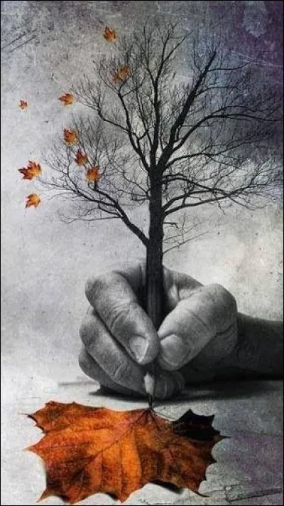 De qui sont les vers "Et je m'en vais au vent mauvais qui m'emporte, deçà, delà, pareil à la feuille morte" ?