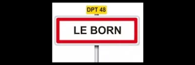 Village Lozérien, sur le versant Sud du Plateau de Charpal, aux contreforts de la Margeride, Le Born se situe dans l'ancienne région ...