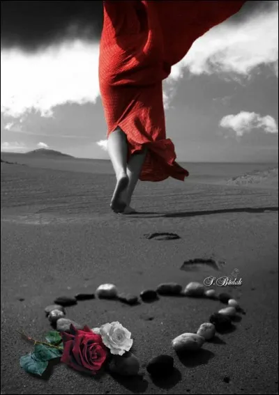 Elle chantait "J'irai chercher ton coeur si tu l'emportes ailleurs" :