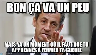 - L'animateur : «Voilà, c'est une bonne réponse. Personnellement, j'aurais préféré : Hugo, Rodin et Debussy, mais on en est plus là. »

- Mamadou : « Ouais, mais moi les remplaçants, je les connais pas. »

- L'animateur : « Stop ! C'est avec la dernière question qu'on va savoir qui va gagner le gros lot. »

- Mamadou : « N'golo n'golo. »

- L'animateur :