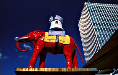 Complétez le nom de cette zone de Londres "Elephant and .....'' ?