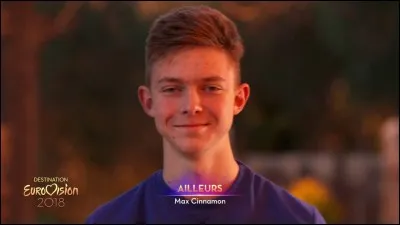 Max Cinnamon est le plus jeune participant de Destination Eurovision.