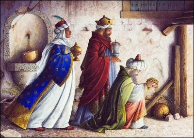 "Comme les rois mages, en Galil&eacute;e...", qu'offre Balthazar pour la naissance du divin enfant ?
