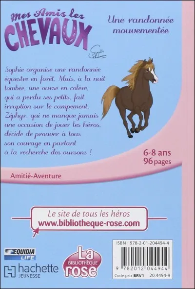 Comment se nomme le poney, dans "Nos amis les chevaux" ?