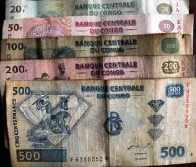 Ancienne monnaie de l'actuelle R&eacute;publique d&eacute;mocratique du Congo :
