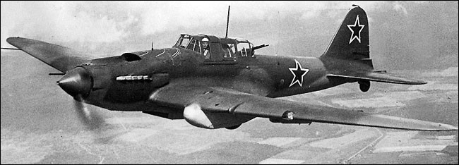 C'est sans doute l'avion militaire le plus construit de tous les temps : 36 163 exemplaires de 1939 à 1950. Redoutable avion d'attaque au sol, surnommé "La Mort Noire" par les Allemands. Quel est cet avion ?
