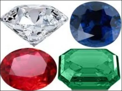 Quelles sont les quatre pierres considérées en France comme des pierres précieuses ?