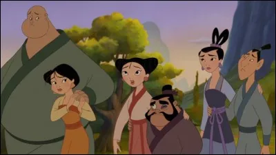 Quels sont les couples (des princesses) dans "Mulan 2" ?