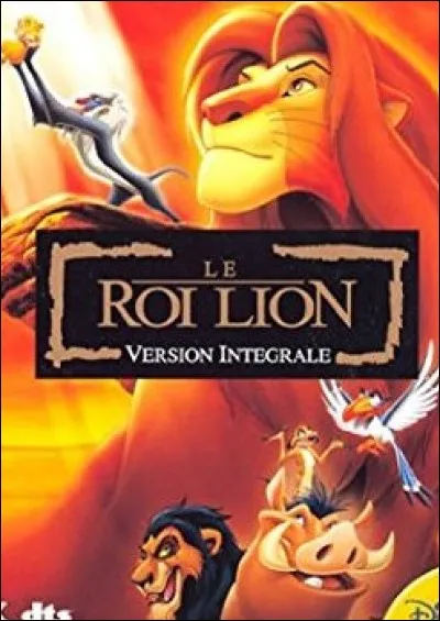 Dans "le Roi Lion", quel est le bon ordre généalogique ?
