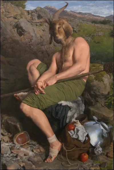 Divinités grecques des montagnes et des bois, formant le cortège du Dieu Pan. Qui sont-ils ?