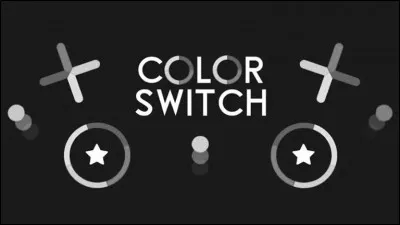 Quelle couleur ne voit-on pas dans le jeu ''Color Switch'' ?