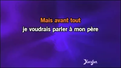 Qui chante "Parler &agrave; mon p&egrave;re" ?