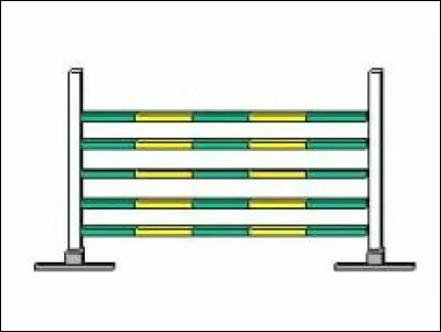 Quel est le nom de ce saut d'obstacle ?