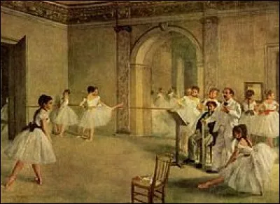 Qui a peint "Le Foyer de la danse à l'Opéra de la rue Le Peletier" ?