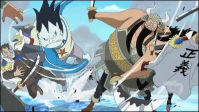 Comment se nomme le capitaine de flotte homme-poisson de l'équipage de Barbe Blanche ?