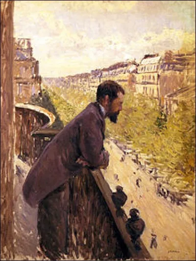 Qui a peint "L'Homme au balcon" ?