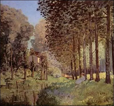 Qui a peint "Le Repos au bord d'un ruisseau. Lisière de bois" ?