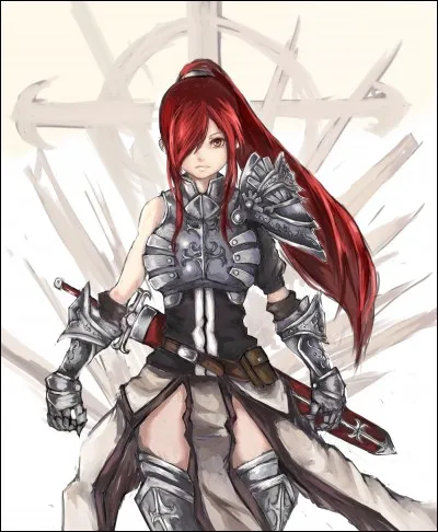 Comment Erza est-elle rentrée dans la guilde ?