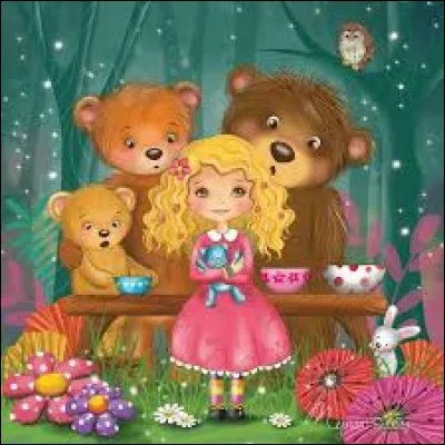 Dans le célèbre conte "Boucles d'or et les Trois Ours", pourquoi la petite fille est-elle surnommée 'Boucles d'or' ?