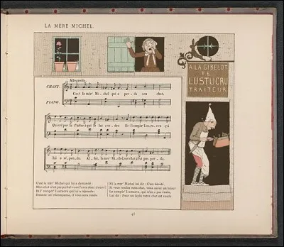 Il est encore histoire de chat - toujours aussi allusif - dans cette immémoriale rengaine. Laquelle ?