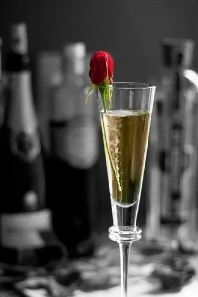 Nous aurons conservé le suspense jusqu'au bout ! Le champagne est là ! Et, selon la tradition des chansons à boire, nous te chantons :