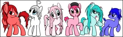 Comment nomme-t-on les personnages principaux dans « My Creation Pony » ?