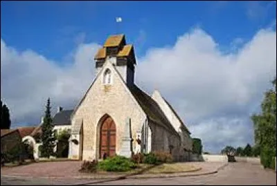 Voici l'église Notre-Dame de Fresné-la-Mère. Commune de l'arrondissement de Caen, elle se trouve dans le département ...