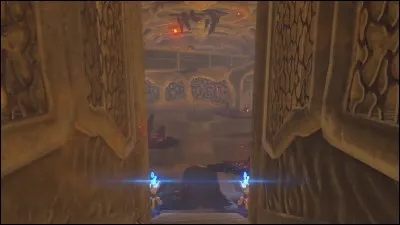 Comment Link repousse-t-il la créature divine dans le volcan ?