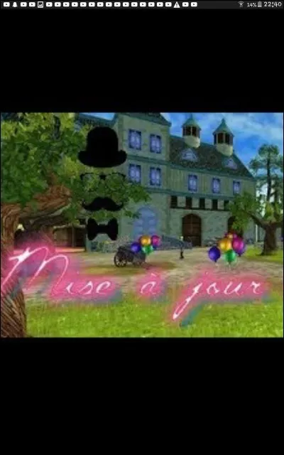 Quelle est la couleur de la barre de chargement quand il y a une nouvelle mise à jour ?