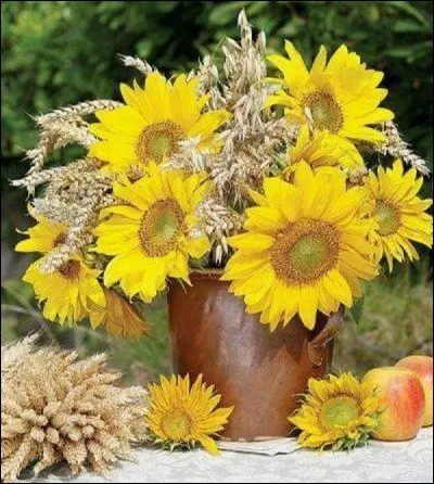 À quel artiste, qui déclina la fleur dans de multiples compositions allant de trois à quinze fleurs entre 1888 et 1889, vous fait penser ce bouquet ?