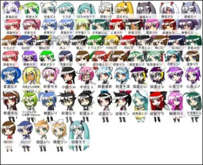 Les Vocaloids sont des :