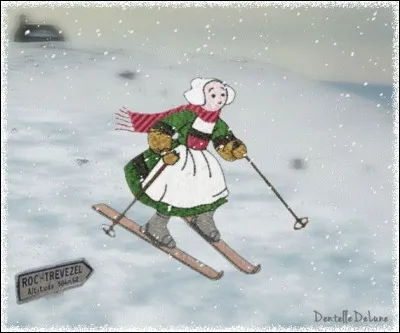 Cette héroïne de Bretagne n'est pas très téméraire. Elle s'essaie au ski de fond mais quel est son nom ?