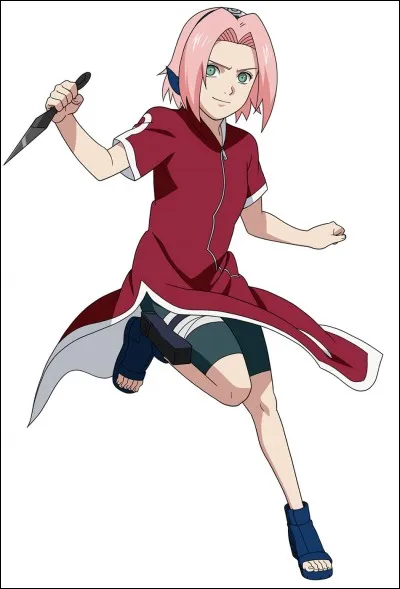 Remettez votre bandeau, c'est reparti. Comment le sensei s'y prend-il pour mettre hors d'état de nuire Sakura ?