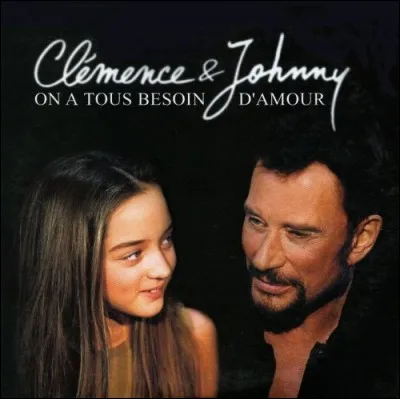 Johnny enregistra avec Clémence, fille du compositeur Saint-Preux, « On a tous besoin d'amour » en 2001. Qui a eu l'idée de ce projet ?