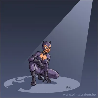 La couleur du pelage du chat qui a donné son ADN à Catwoman est...
