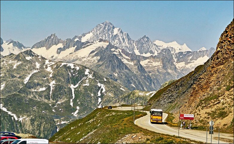 Où se situe ce massif des Alpes suisses entre le Rhône et le bassin supérieur de l'Aar ?