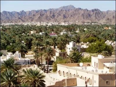 Quelle ville de l'intérieur des terres, ancienne capitale à l'époque de l'imamat, célèbre pour souk et son majestueux fort, est considérée comme le centre culturel et religieux du pays ?