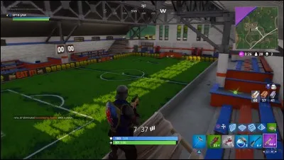 Que se passe-t-il quand on marque un but sur l'un des terrains de foot ?