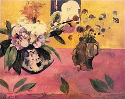 Qui a peint "Nature morte à l'estampe japonaise" ?