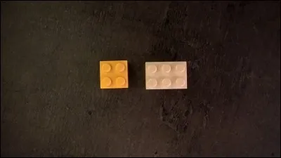 Quelle fraction du Lego blanc le Lego jaune représente-t-il ?