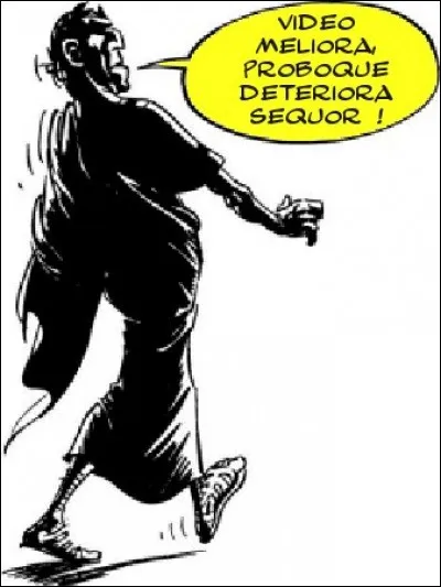 « Video meliora proboque deteriora sequor » : voici des paroles que l'on aurait pu attribuer à César lui-même ! Que veut-il dire par là ?