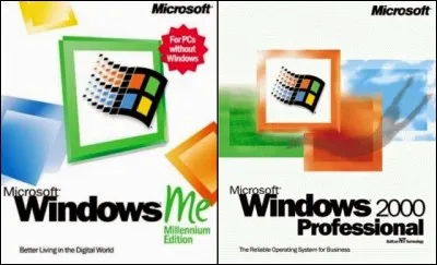 Windows 2000 et Windows Millenium sont sortis tous les deux en 2000, mais quelle est leur différence ?