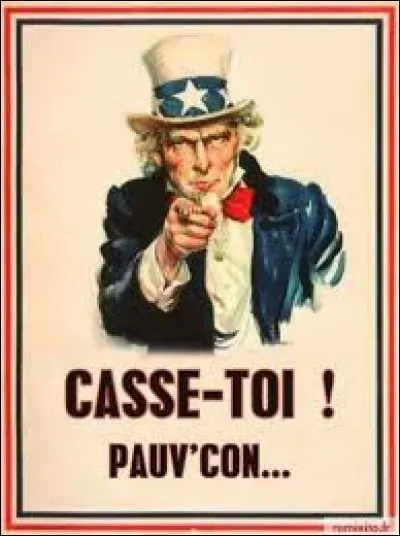 À quel président de la Ve République doit-on cette réplique devenue célèbre "Casse-toi, pauv'con !" ?