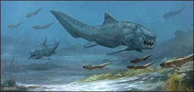 Le Dunkleosteus vivait à l'époque du Dévonien.