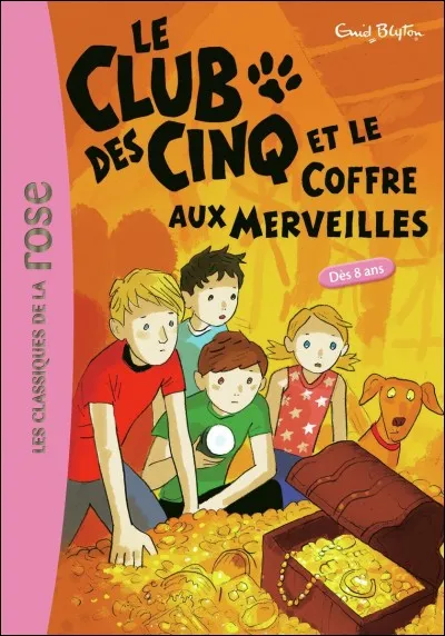 Dans "Le Club des Cinq et le coffre aux merveilles", comment s'appelle le petit chien des jumeaux ?